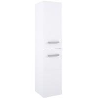 Vysoká skrinka do kúpeľne Perla 35 2D white