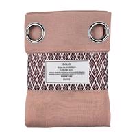 Záclona na priechodkách Dolly polyester svetlo ružový 140x180 (x2) Merkury Home