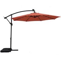 Záhradný slnečník LED 300 cm