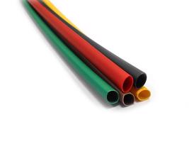 Zmršťovacia bužírka polyetylén 1 m 4,8/2,4 mm - žltá